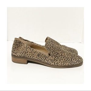 Lucky Brand Cahill Leopard Loafers 9.5
